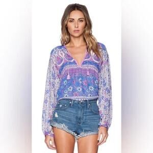 SPELL DESIGNS BOHO BLOSSOM BLOUSE XS WORN ONCE!